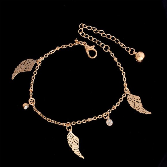 Sweet Simple Wings Shape Anklets Chain - Picture 1 of 7
